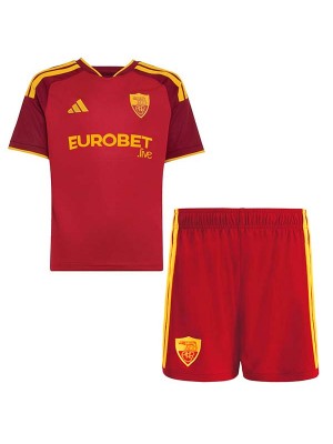 AS Roma home kids kit childrens jersey 2026-2027